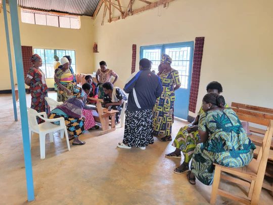A group training session in Bugesera